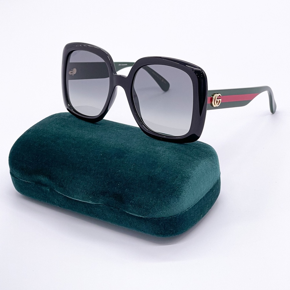 NEW GUCCI GG0713S SQUARE OVERSIZED WOMEN SUNGLASSES GUCCI GG0713S - Picture 2 of 8